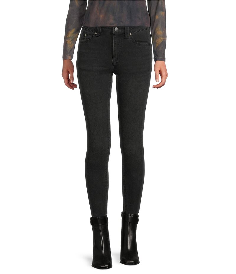 レバ レディース ボトムス デニムパンツ ストレート デニム ジーンズ Reba Stretch Denim Straight Leg Jeans Black ブラック