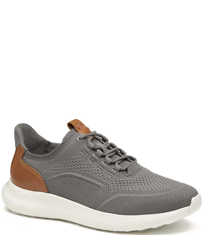 ジョンストンアンドマーフィー メンズ ボトムス カジュアルパンツ スニーカー ニット Johnston & Murphy Men's Amherst 2.0 Knit Plain Toe Sneakers Gray グレー