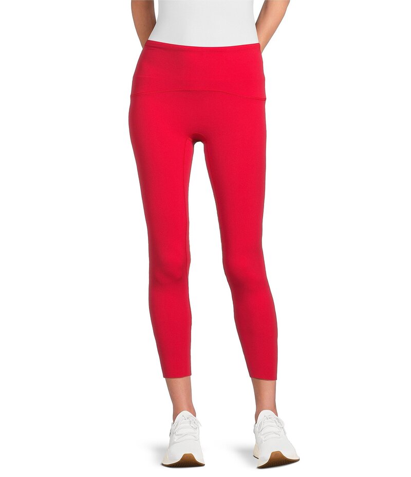 スパンク レディース ボトムス カジュアルパンツ ブーツ レギンス Spanx Booty Boost Pull On 7/8 Leggings Spanx Red レッド