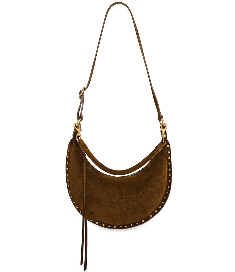 レベッカミンコフ レディース バッグ ショルダーバッグ スエード REBECCA MINKOFF Darren Suede Small Crescent Crossbody Bag Vintage