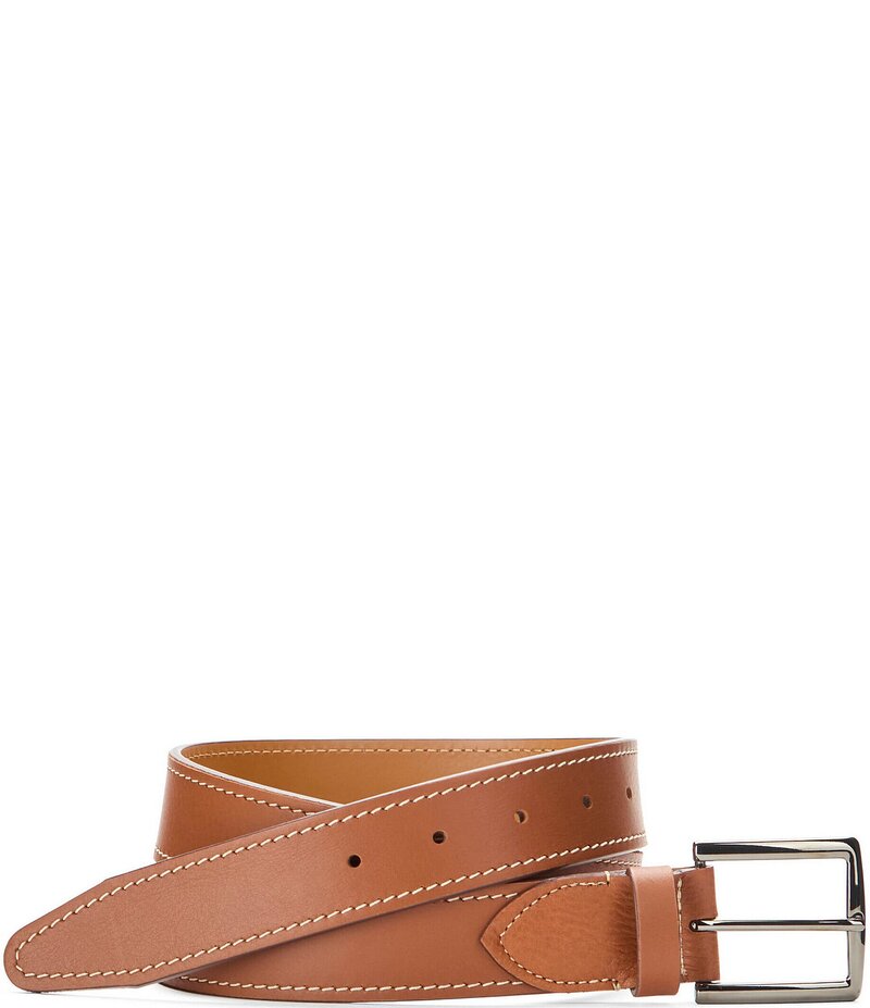 ジョンストンアンドマーフィー メンズ 付属品 胴締め なめし革 Johnston \u0026 Murphy Men\u0027s Harrison Soft Leather Belt Tan タン