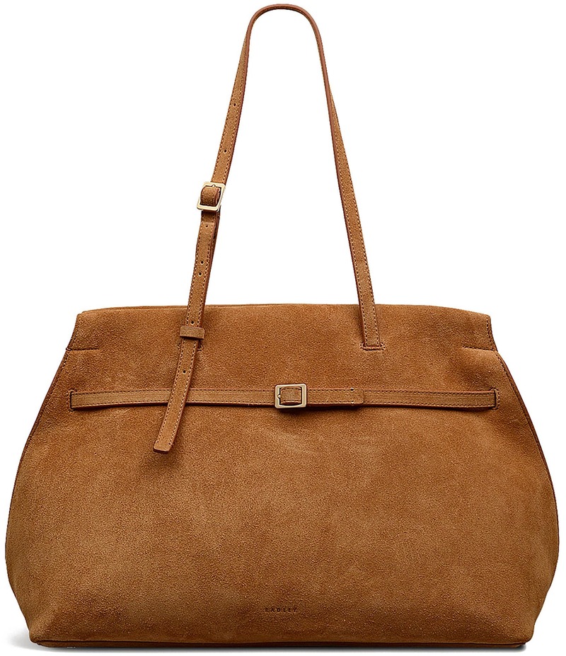 ラドリー ロンドン レディース バッグ トートバッグ スエード Radley London Christina Suede Large Tote Bag Toffee