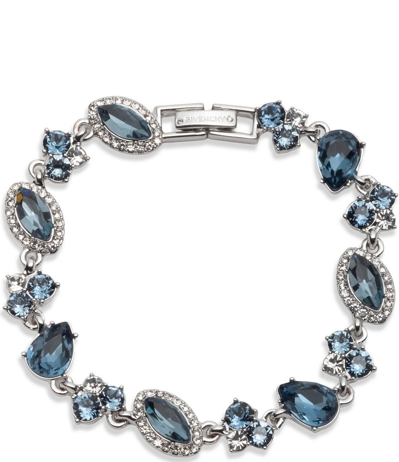 ジバンシー レディース アクセサリー ブレスレット・バングル・アンクレット Givenchy Crystal Flex Line Bracelet Denim デニム｜ReVida 店
