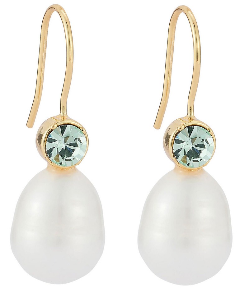 ミグノンガーヴィガン レディース アクセサリー ピアス・イヤリング Mignonne Gavigan Ellie Pearl Drop Earrings Pearl/Mint パール|ReVida 店