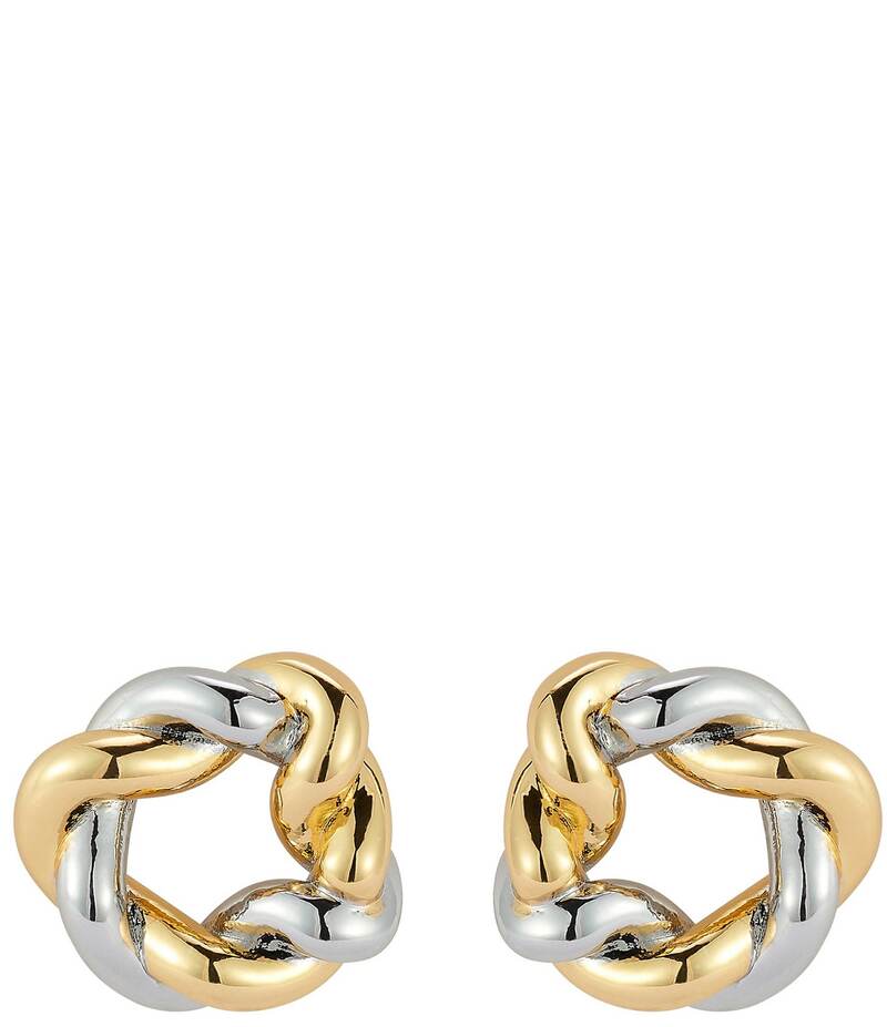 ミグノンガーヴィガン レディース アクセサリー ピアス・イヤリング Mignonne Gavigan Hailey Twisted Open Stud Earrings Two Tone|ReVida 店