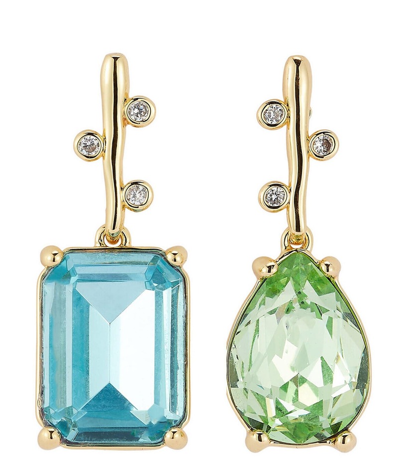 ミグノンガーヴィガン レディース アクセサリー ピアス・イヤリング Mignonne Gavigan Collins Mismatch Drop Earrings Green/Blue ブルー