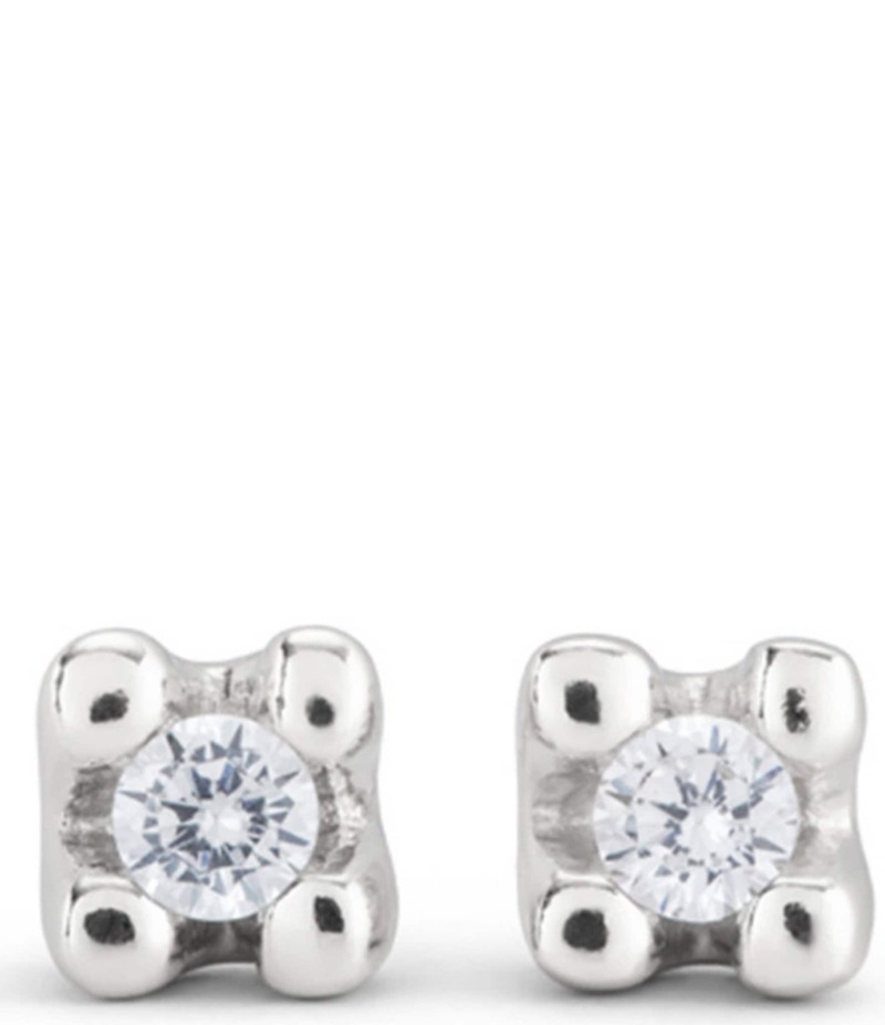 ウノデ 50 レディース アクセサリー ピアス・イヤリング UNOde50 Spiritual Collection Cosmos Sterling Silver CZ Stud Earrings Silver/Crystal シルバー|ReVida 店