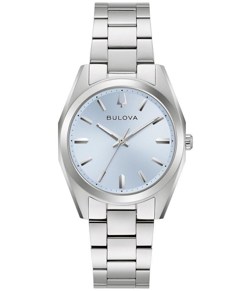 ブロバ レディース 佩び物 ウォッチ プルオーバー Bulova Women\u0027s Surveyor Three Hand Stainless Steel Bracelet Watch Silver しろがね色