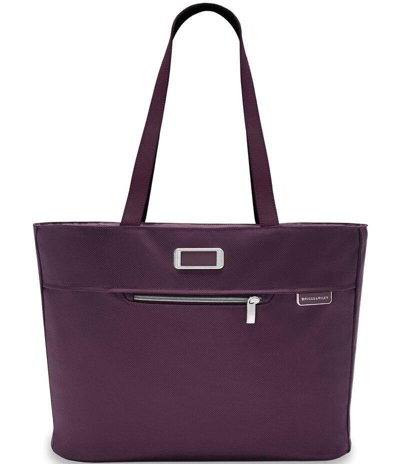 ブリグスアンドライリー レディース バッグ ハンドバッグ Briggs & Riley Baseline Traveler Tote Bag Plum プラム|ReVida 店