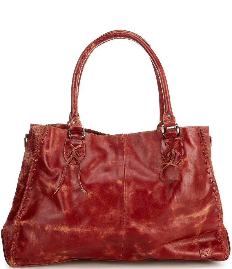 ベッドステュ レディース バッグ ハンドバッグ Bed Stu Rockaway Cherry Lacquer Lux Satchel Bag CHERRY LACQUER LUX|ReVida 店