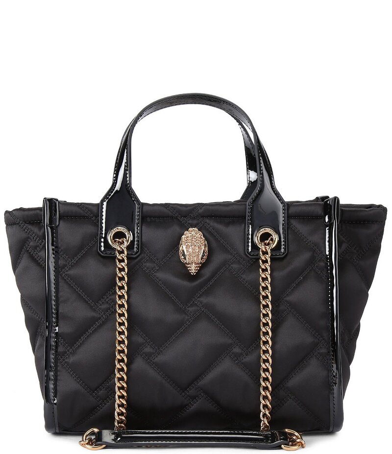 カートジェイガーロンドン レディース バッグ トートバッグ Kurt Geiger London Hoxton Small Shopper Tote Bag Black ブラック｜ReVida 店