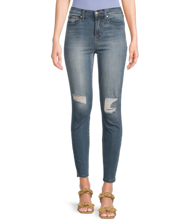 セレブリティピンク レディース ボトムス デニムパンツ ジーンズ Celebrity Pink Destructed High Rise Repreve Sustainable Skinny Jeans Labelle Creek