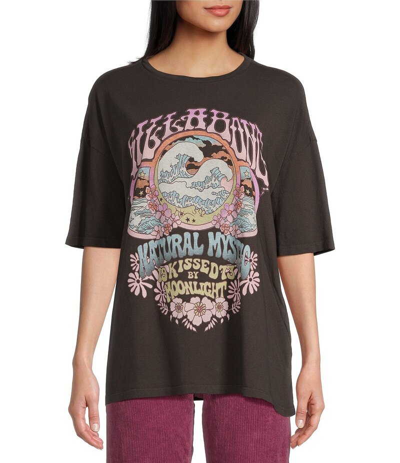 ビラボン レディース トップス Tシャツ グラフィック Billabong Natural Mystic Short Sleeve Graphic T-Shirt Off-Black ブラック 11,535円