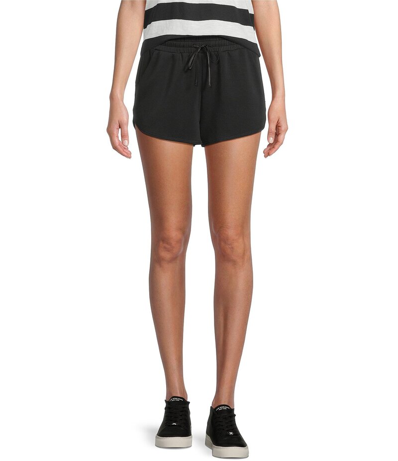 カッパーキー レディース ボトムス ハーフパンツ・ショーツ ショートパンツ Copper Key Drawstring Coordinating Lounge Shorts Black ブラック