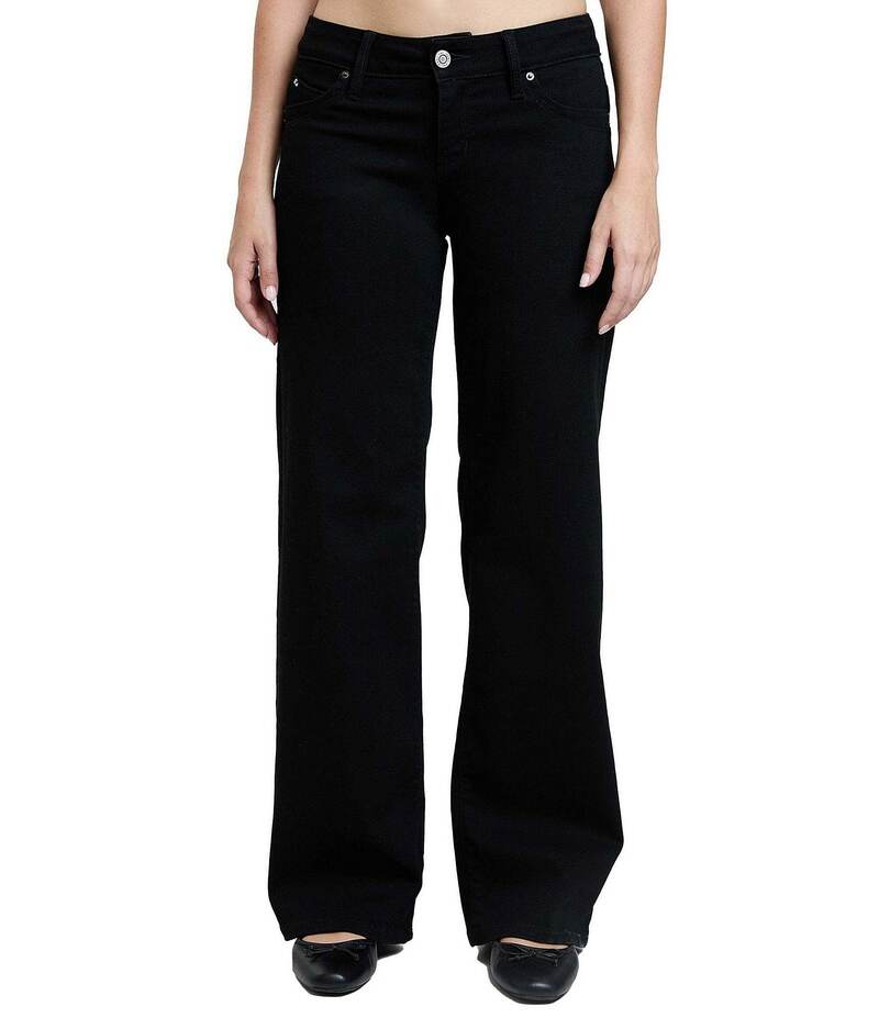 YMI ジーンズ レディース ボトムス デニムパンツ ジーンズ YMI Jeanswear Wide Legs Jeans Black ブラック
