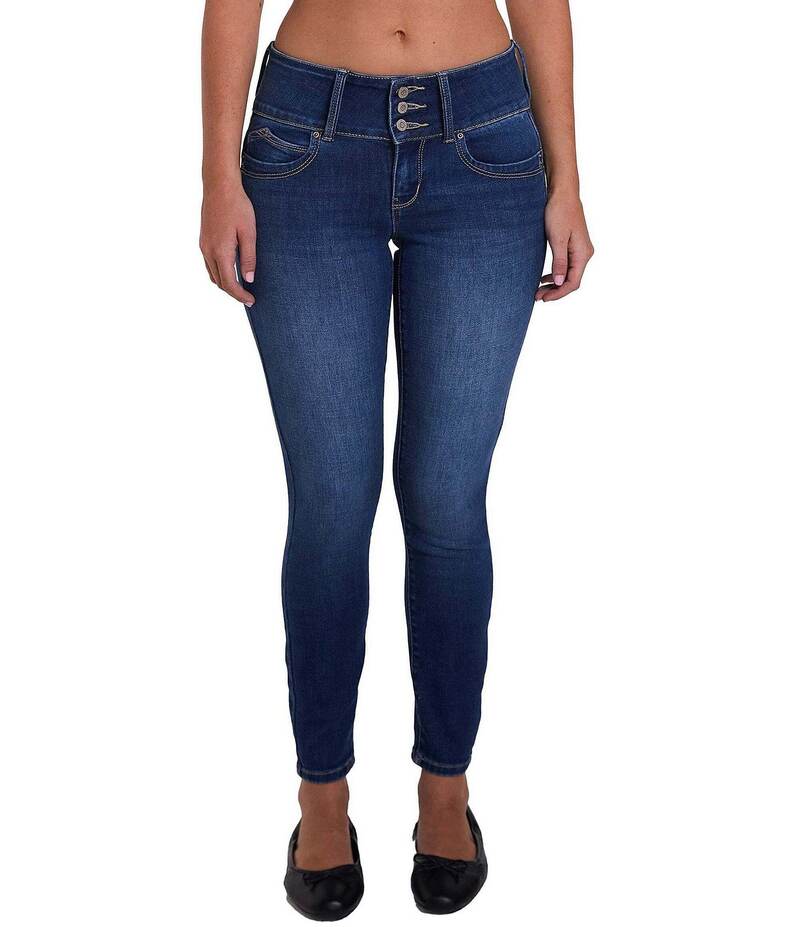 YMI ジーンズ レディース ボトムス デニムパンツ ジーンズ YMI Jeanswear Skinny Jeans Medium Blue ブルー｜ReVida 店