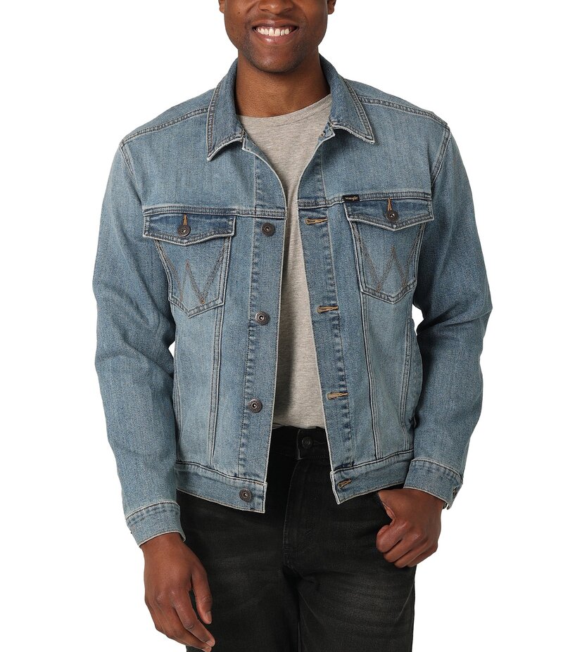 ラングラー メンズ アウター ジャケット・ブルゾン デニム ジャケット WranglerR Long Sleeve Unlined Denim Jacket Vintage Indigo インディゴ