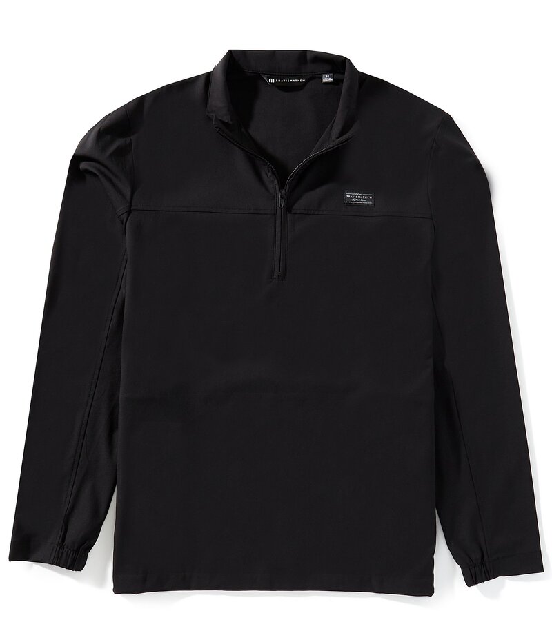 トラビスマヒュー メンズ アウター 編み物・スウェーター TravisMathew Wanderlust Quarter-Zip Pullover Black 黒いこと