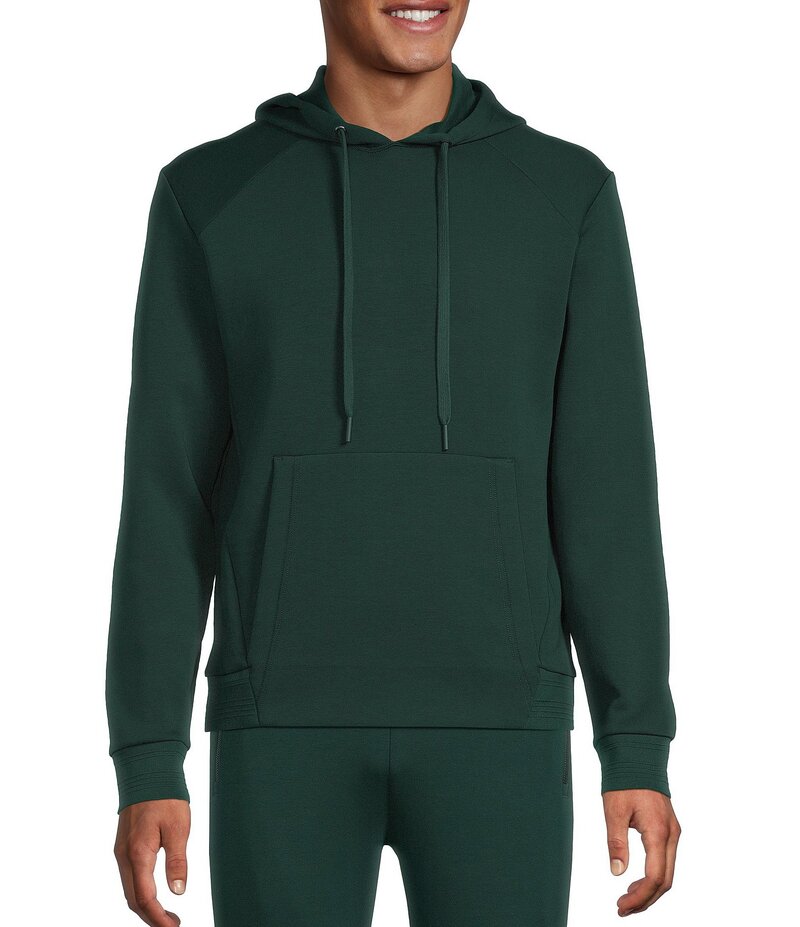 ムラノ メンズ アウター パーカー・スウェット スリムフィット トール パーカー Murano Big \u0026 Tall Liquid Luxury Slim Fit Long Sleeve Hoodie Cyprus Green グリーン