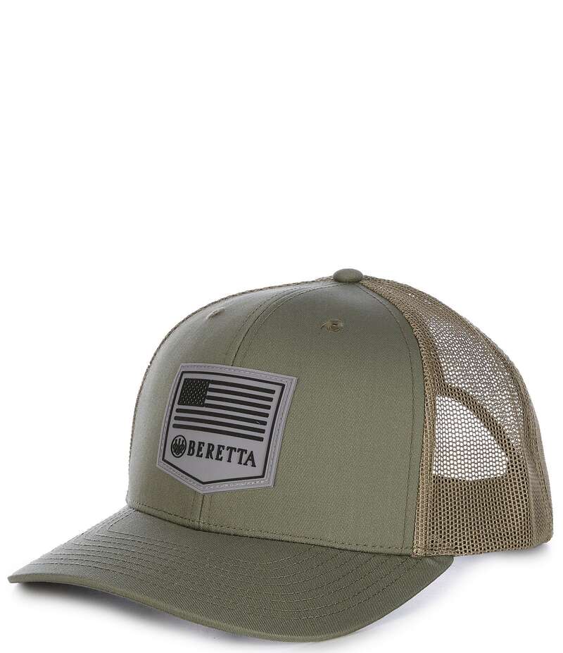 ベレッタ メンズ アクセサリー 帽子 Beretta PM Trucker Hat Green グリーン