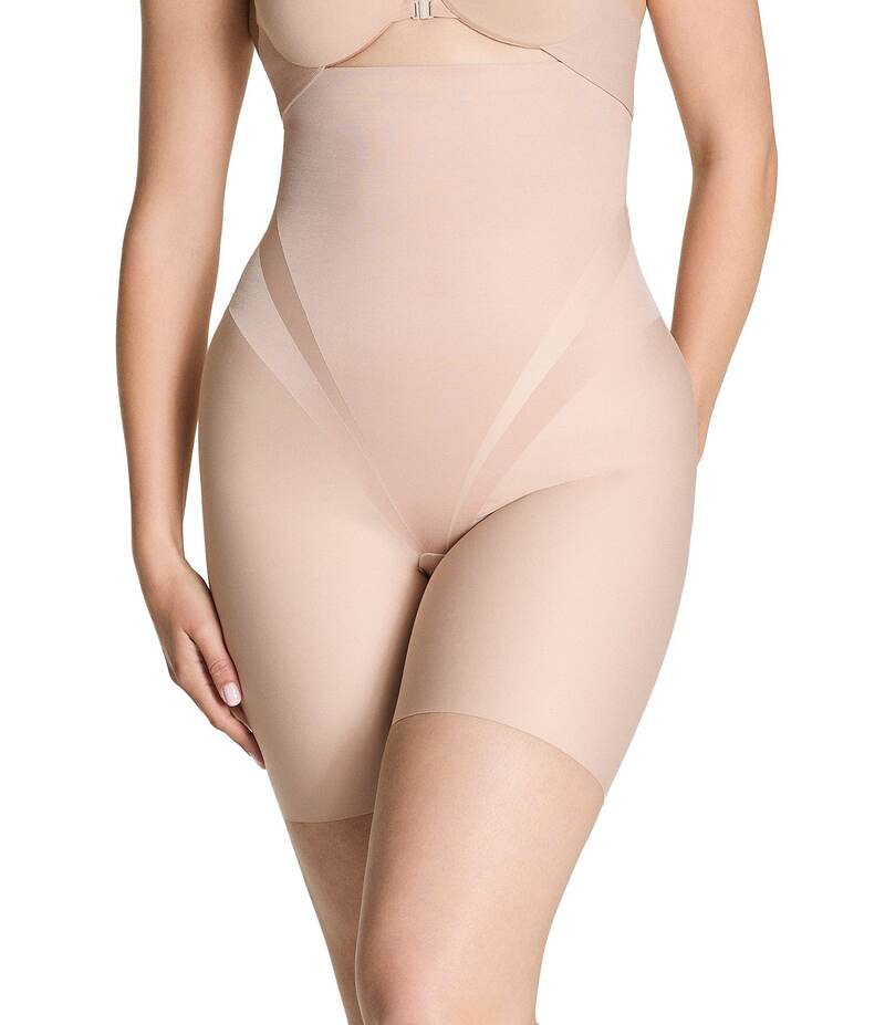 スパンク レディース ボトムス カジュアルパンツ ハイウエスト SPANXsupersculpt? Transform High-Waisted Mid-Thigh Short Champagne Beige ベージュ