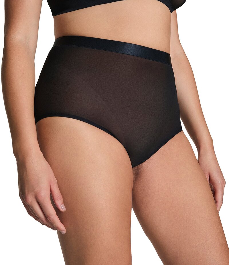 スパンク レディース アンダー御召しもの ブリーフズボン下 シアー SPANXsupersmooth? SheerSense Cheeky Hipster Very Black 黒いこと