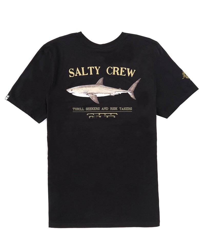 ソルティークルー メンズ トップス プルオーバー プルオーバー グラフィック Salty Crew Short Sleeve Bruce Graphic T-Shirt Black 黒いこと