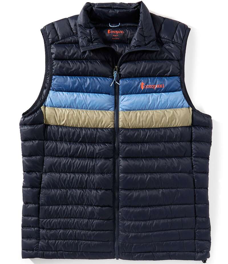 コートパクシー メンズ アウター ベスト ダウン Cotopaxi Fuego Down Vest Carbon Stripes ストライプ