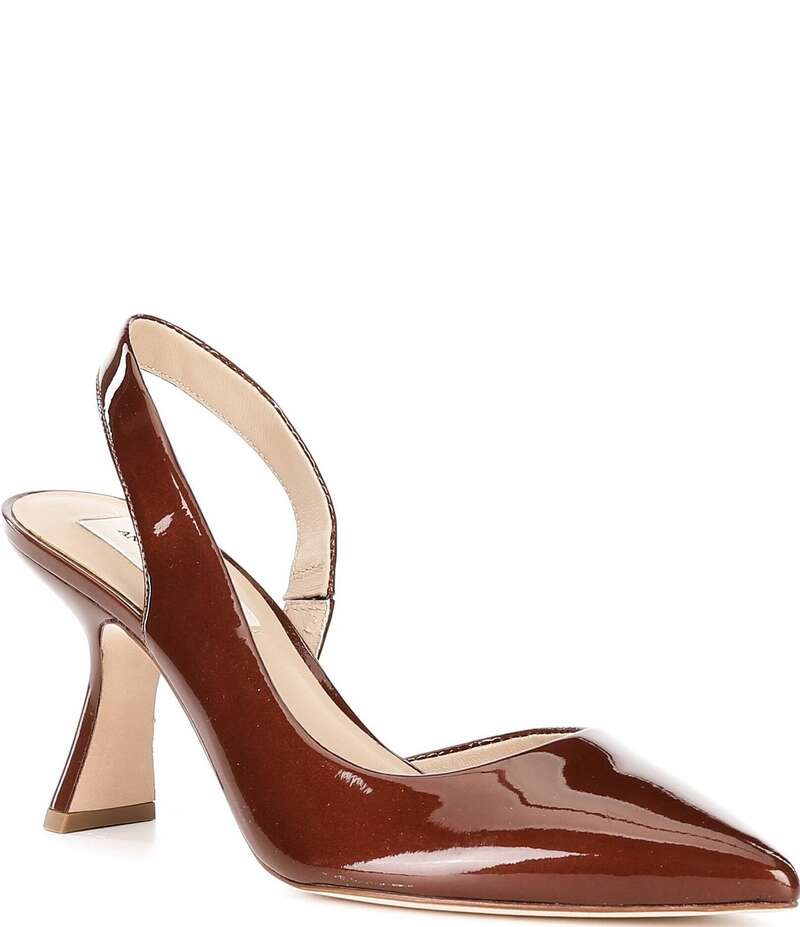 アントニオ メラーニ レディース シューズ パンプス レザー Antonio Melani Kacy Slingback Patent Leather Pumps Brandy Brown ブラウン 28,258円