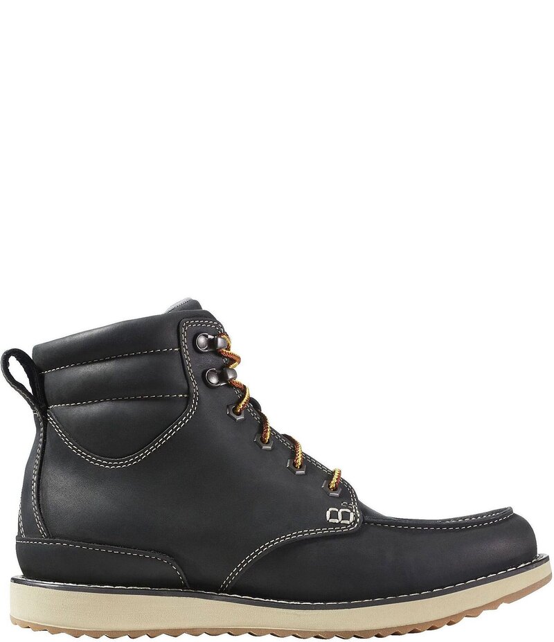 エルエルビーン メンズ シューズ ブーツ・レインブーツ レザー L.L.Bean Men's Stonington Leather Moc Toe Boots Black ブラック