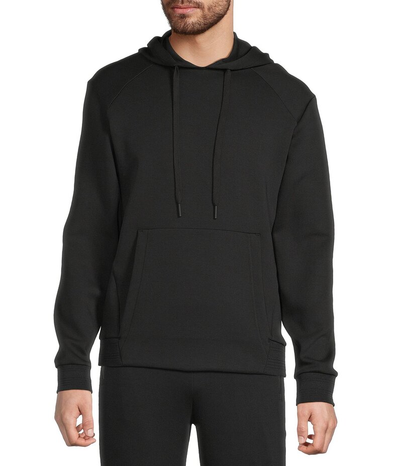 ムラノ メンズ アウター パーカー・スウェット スリムフィット パーカー Murano Liquid Luxury Slim Fit Long Sleeve Hoodie Black ブラック