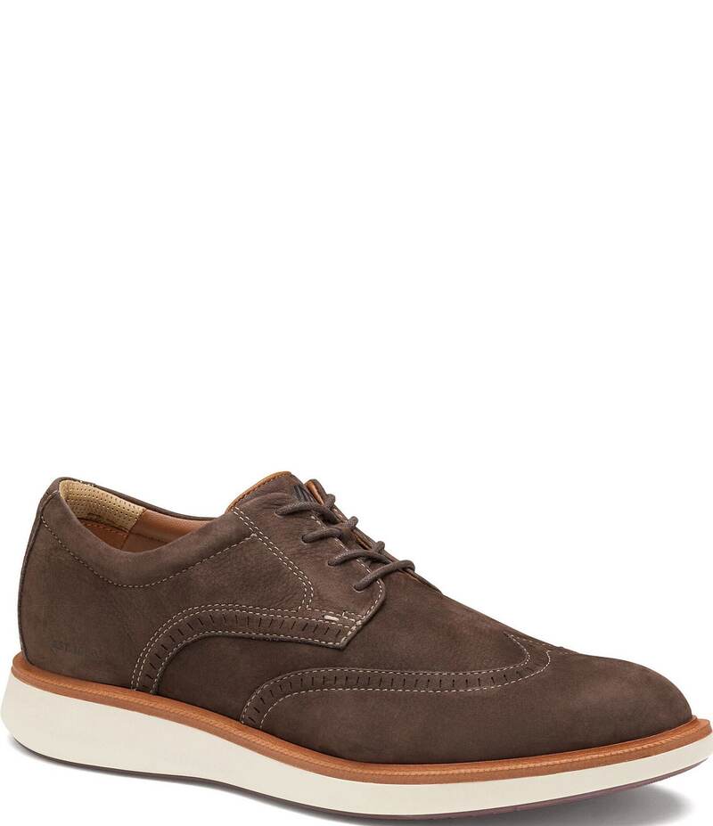 ジョンストンアンドマーフィー メンズ シューズ ドレスシューズ ウィングチップ オックスフォード Johnston & Murphy Men's XC+Parker Waterproof Nubuck Wingtip Oxfords Brown ブラウン
