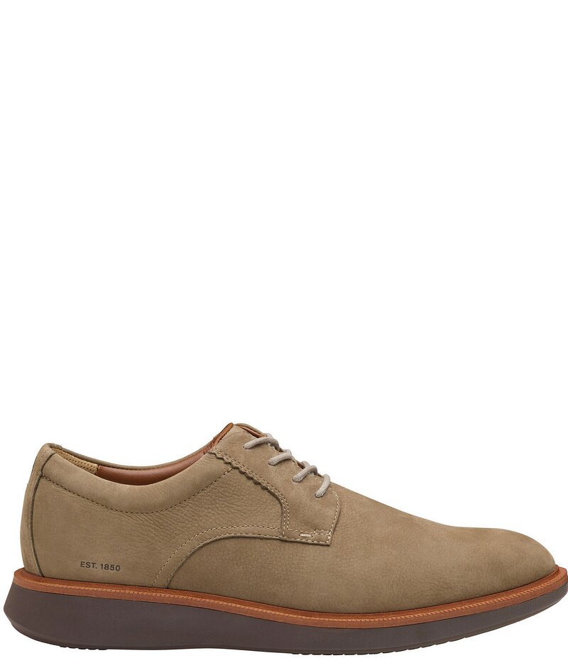ジョンストンアンドマーフィー メンズ シューズ ドレスシューズ オックスフォード Johnston & Murphy Men's XC+Parker Waterproof Nubuck Plain Toe Oxfords Taupe トープ