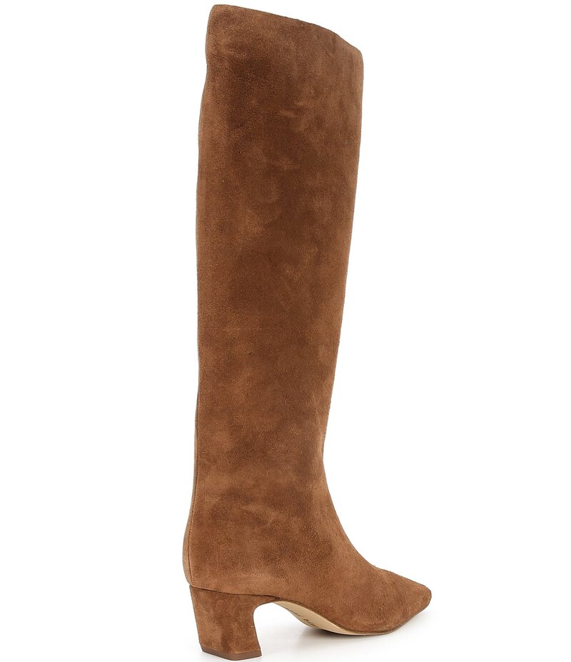 ジャンビニ レディース シューズ ブーツ・レインブーツ スエード ブーツ ヒール Gianni Bini Weslye Suede Snip Toe Kitten Block Heel Boots New Honey｜ReVida 店