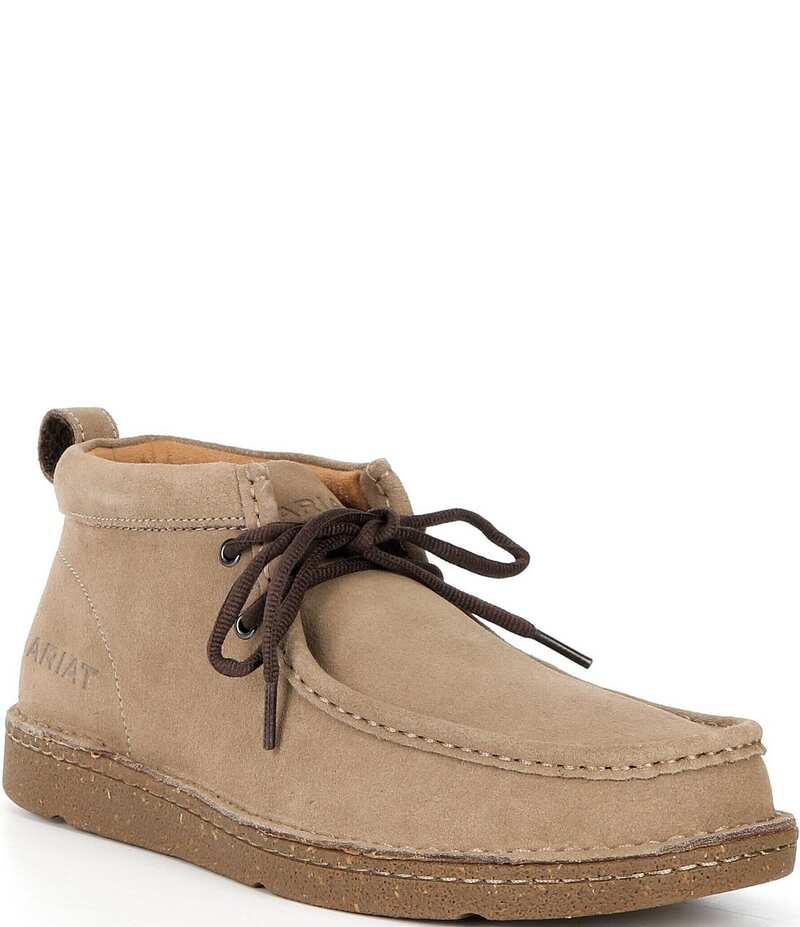 アリアト メンズ シューズ ブーツ・レインブーツ スエード ブーツ Ariat Men's Clean Country Suede Chukka Boots Cinnamon Brown ブラウン