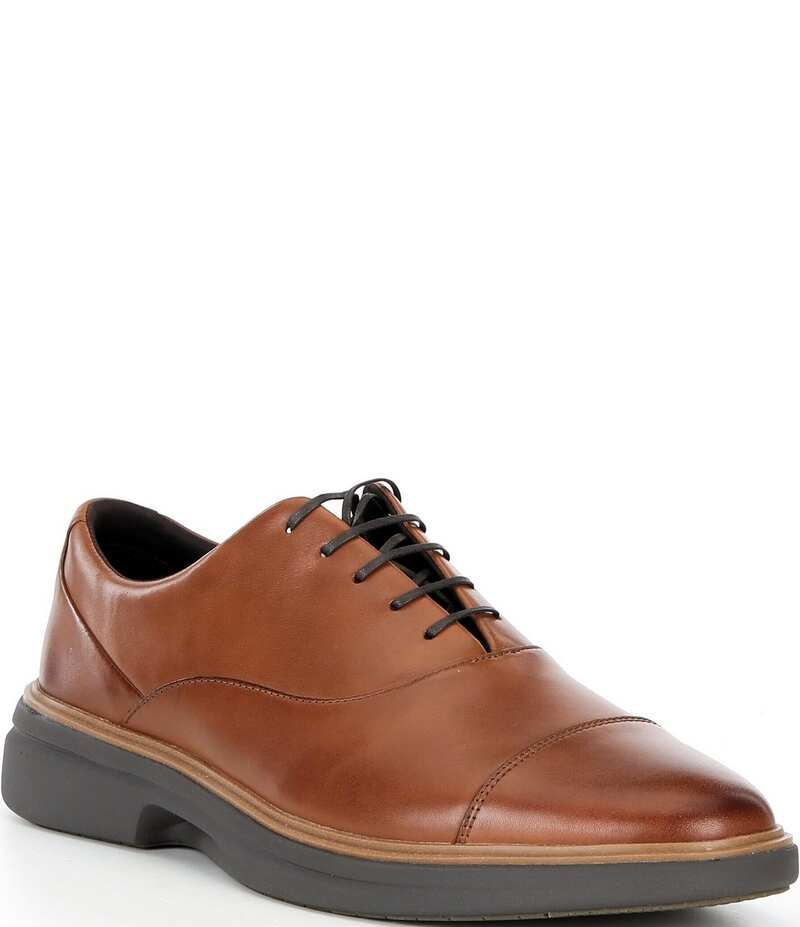 コールハーン メンズ シューズ ドレスシューズ オックスフォード キャップ レザー Cole Haan Men's OriginalGrand CitySpectre Leather Cap Toe Oxfords CH British Tan/Dark Natura/Java タン