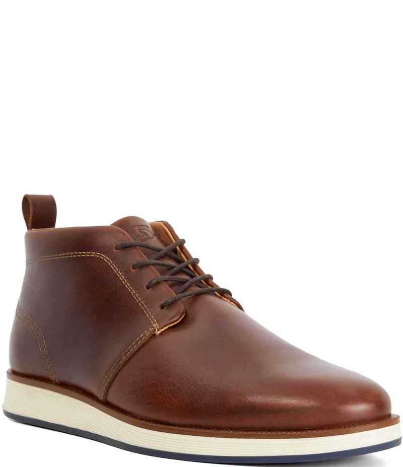 デューンロンドン メンズ シューズ ブーツ・レインブーツ アンクル ブーツ なめし革 Dune London Men\u0027s Smoky Leather Casual Ankle Boots Brown 赤銅色