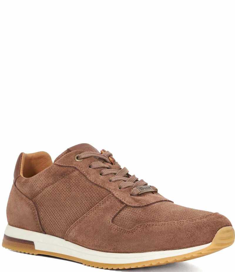 デューンロンドン メンズ シューズ ドレスシューズ スニーカー スエード Dune London Men's Trilogy Suede Sneakers Taupe トープ