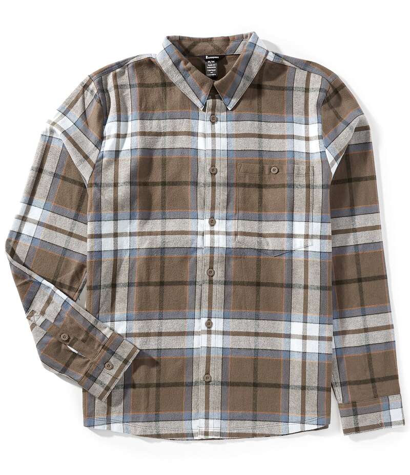 コートパクシー メンズ トップス プルオーバー Cotopaxi Quedo Flannel Long Sleeve Woven Shirt Dune Plaid 読み合わせる
