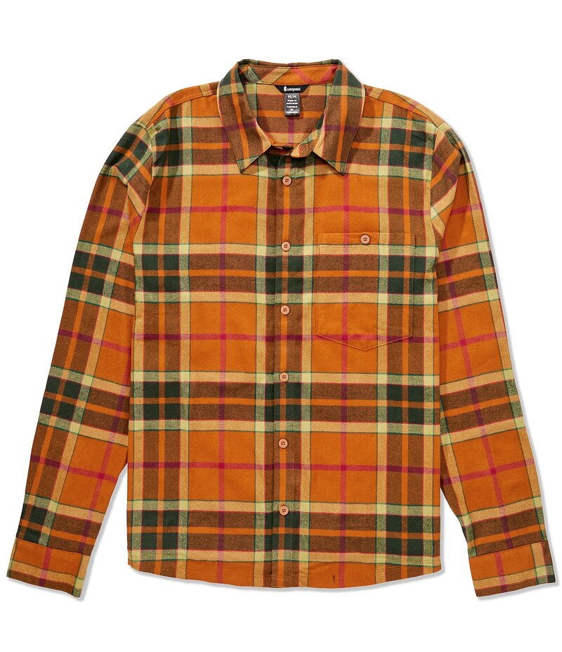 コートパクシー メンズ トップス プルオーバー Cotopaxi Quedo Flannel Long Sleeve Woven Shirt Sienna Plaid 読み合わせる