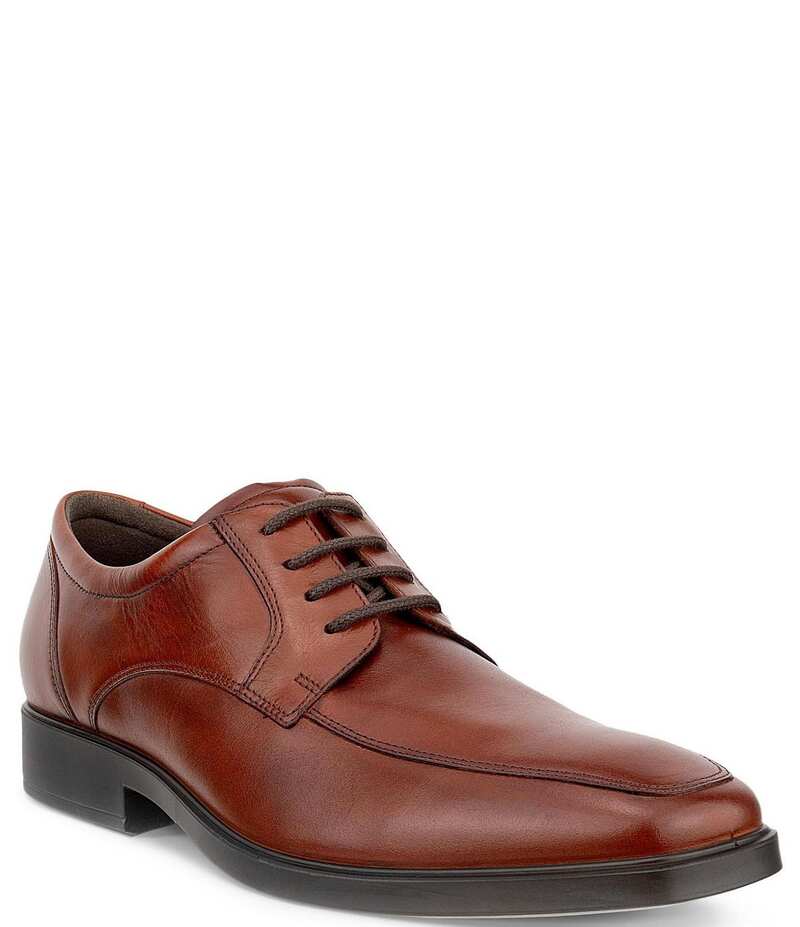 エコー メンズ シューズ ドレスシューズ オックスフォード ECCO Men's Metropole Milan Apron Toe Oxfords Cognac