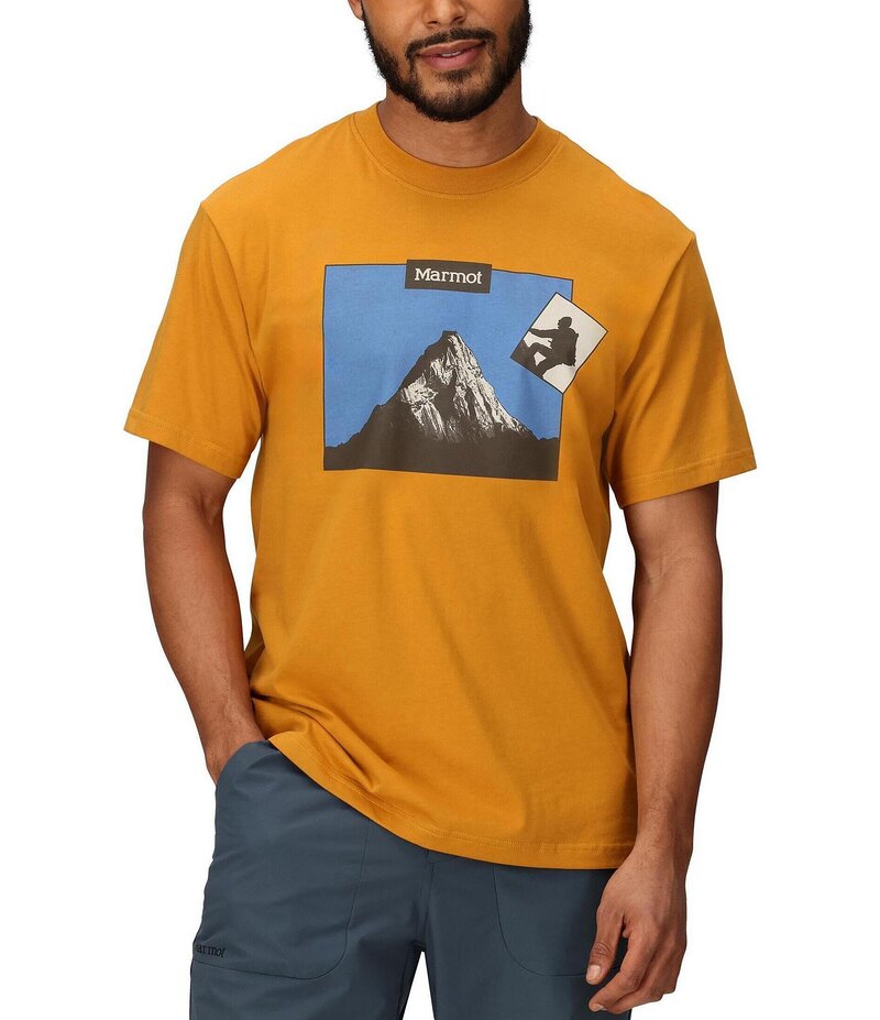 モルモット メンズ トップス プルオーバー プルオーバー Marmot Archive Short Sleeve T-Shirt Honey Glaze