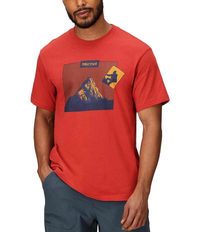 モルモット メンズ トップス プルオーバー プルオーバー Marmot Archive Short Sleeve T-Shirt Sumac