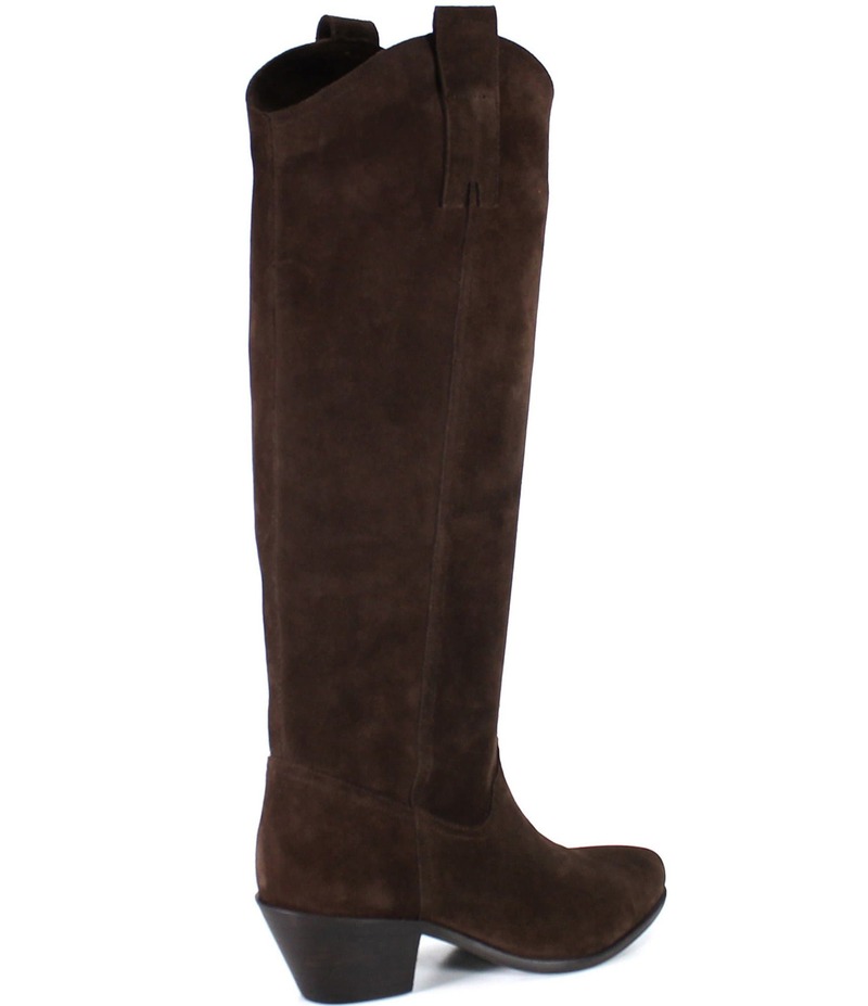 ディバトゥルー レディース シューズ ブーツ・レインブーツ トール スエード ブーツ Diba True Ame Thyst Suede Tall Western Boots Dark Brown ブラウン|ReVida 店