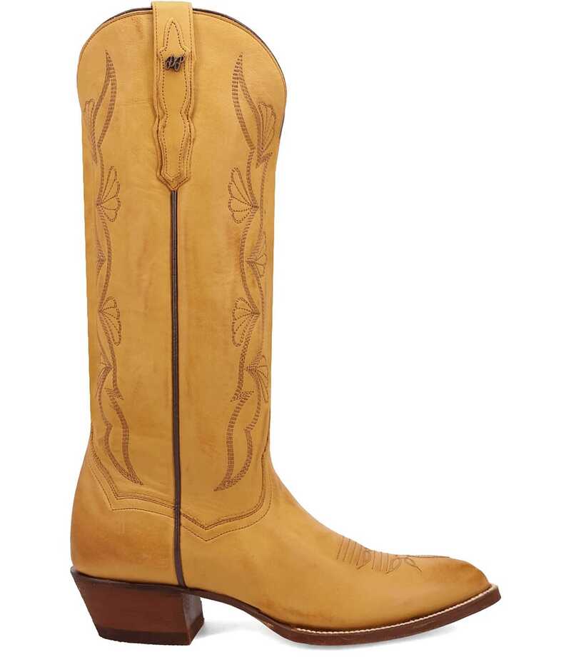 ダンポスト レディース シューズ ブーツ・レインブーツ トール ブーツ レザー Dan Post Women's Sunrise Canyon Leather Tall Western Boots Mustard マスタード