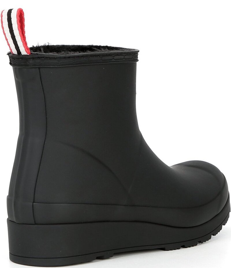 ハンター レディース シューズ ブーツ・レインブーツ Hunter Women's Play Boot Insulated Waterproof Rain Booties Black ブラック|ReVida 店