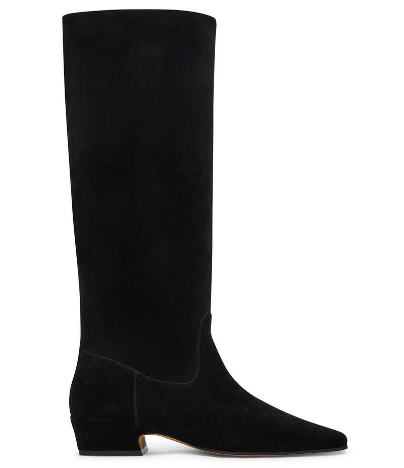 スティーブ マデン レディース シューズ ブーツ・レインブーツ トール スエード ブーツ ヒール Steve Madden Dantelle Suede Block Heel Tall Boots Black ブラック 15,961円