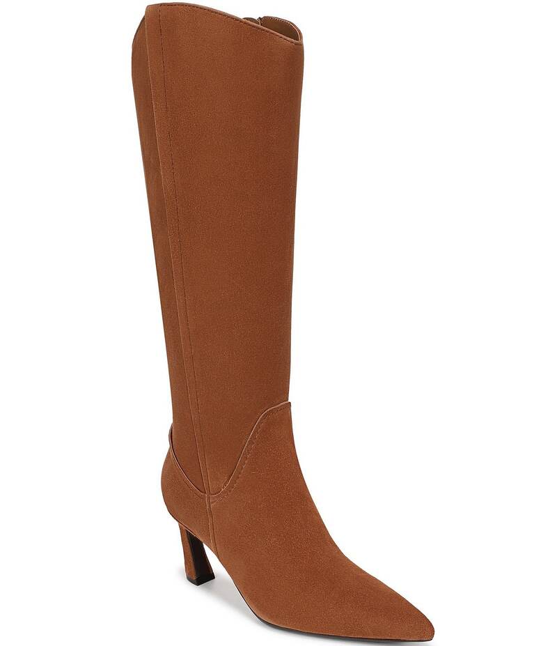 ナチュライザー レディース シューズ ブーツ・レインブーツ トール スエード ブーツ Naturalizer Emily Suede Tall Boots Chestnut