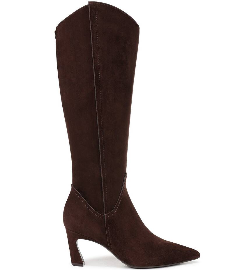 ナチュライザー レディース シューズ ブーツ・レインブーツ トール スエード ブーツ Naturalizer Emily Suede Tall Boots Chocolate チョコレート