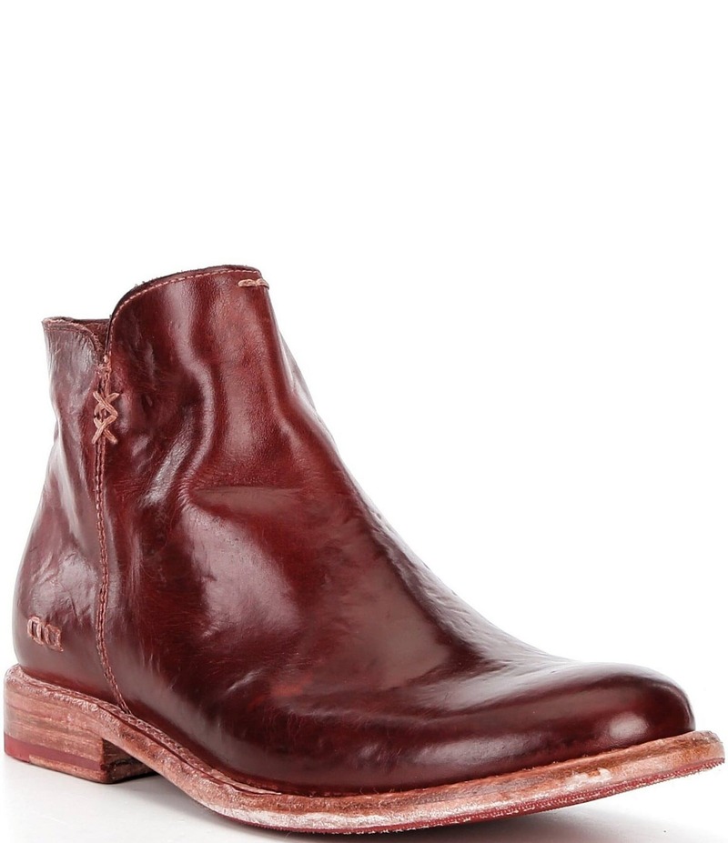 ベッドステュ レディース シューズ ブーツ・レインブーツ レザー Bed Stu Women's Yurisa Leather Booties Cherry